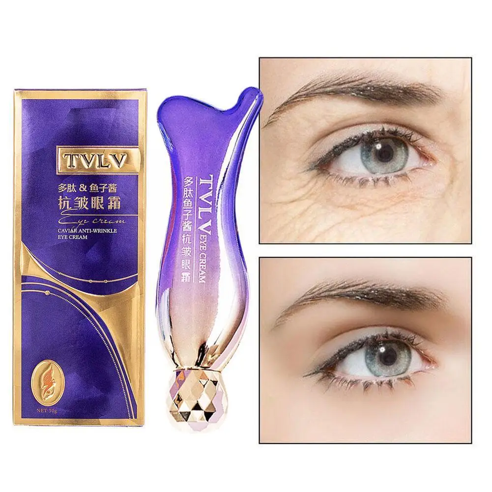 

Caviar Anti-Wrinkle Eye Cream Peptide Anti Dark Circle Korea Acid Eye Anti-aging Anti-Puffiness Gel Cosmetics Bags Hyaluron D6L3