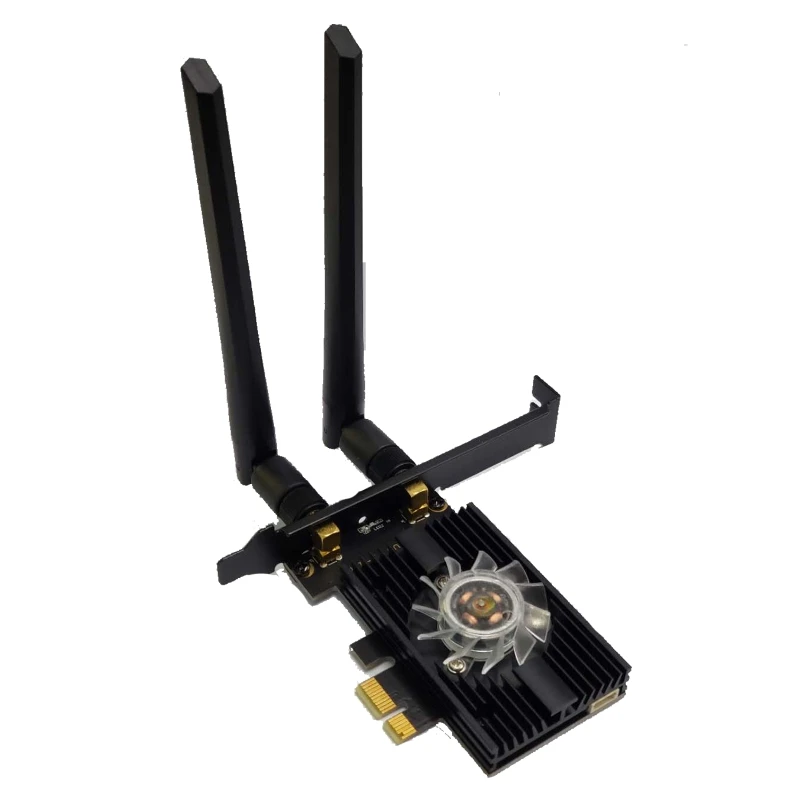 

Dual Band WiFi Card AX200 WiFi 6 Card Bluetooth-Compatible 5.2 2.4/5.8G Network Adapter 802.11a / b / g / n / ac / ax Dropship