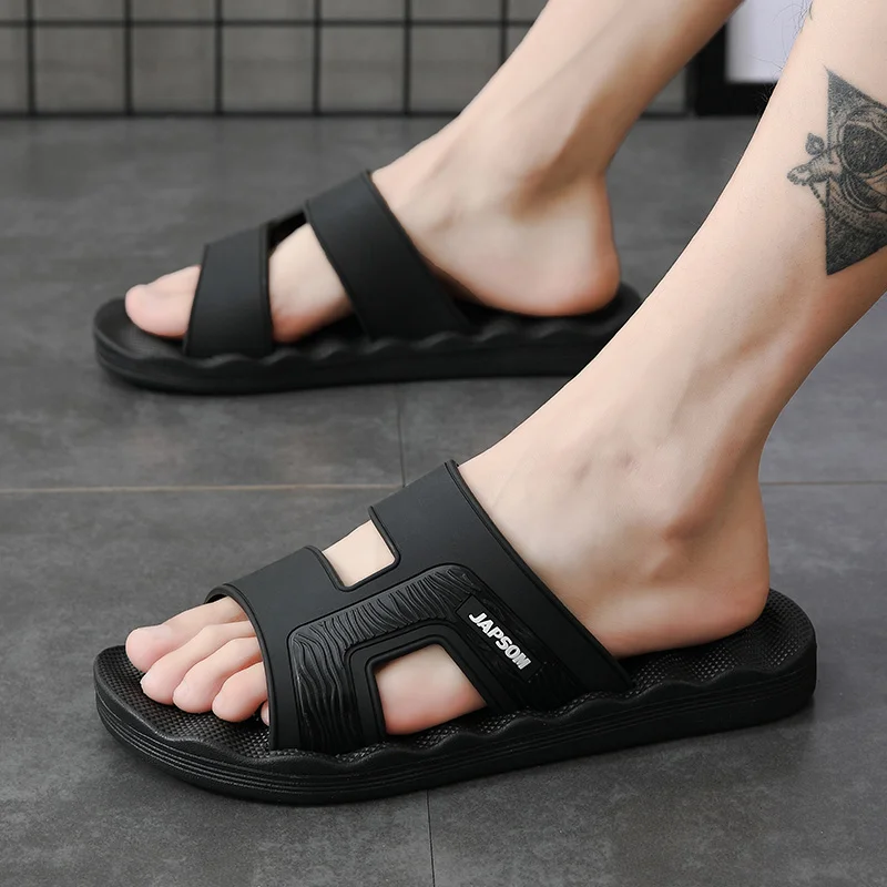 

Men Slippers Slides Slide Slipper Summer Shoes Home Indoor House Beach Room Claquette Homme Slipers Soft Eva New