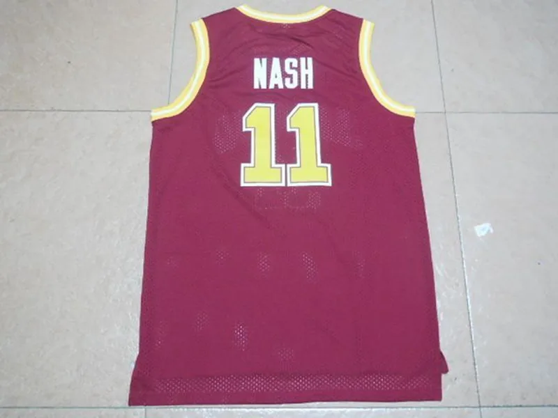 

Mens 11 Steve Nash Top Quality Basketball Jersey Stitched Embroidery