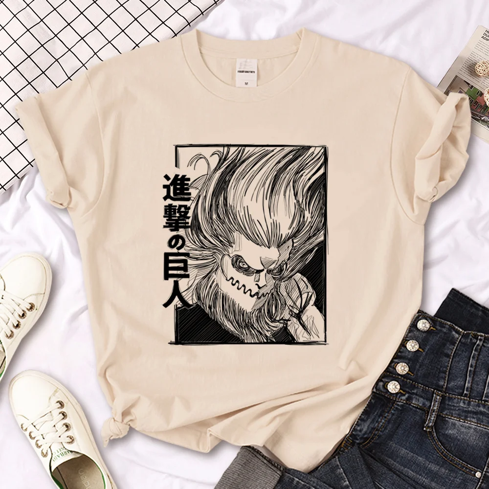 

Футболка Attacke Attack on Titan Y2K Женская графическая Футболка дизайнерская одежда для девушек
