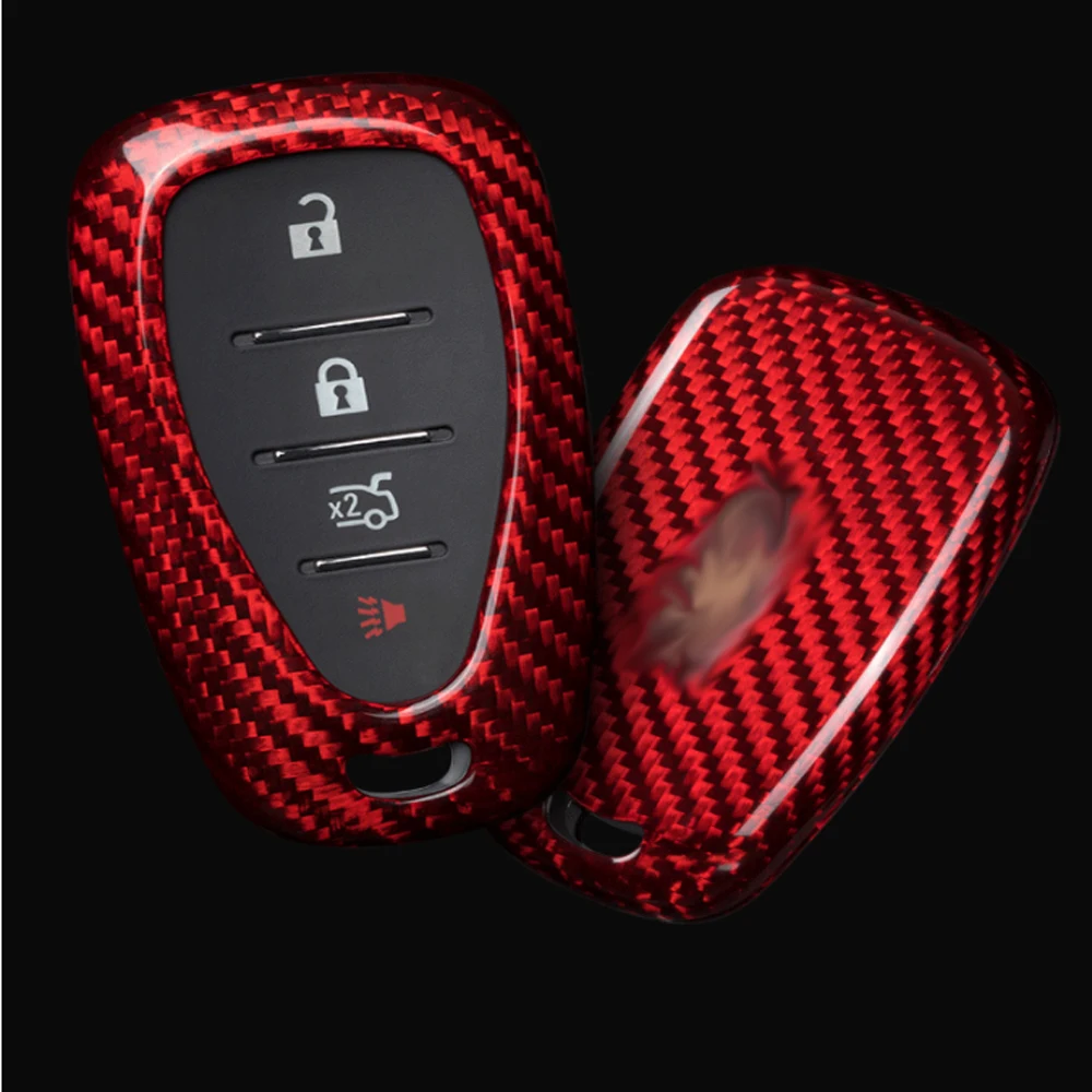 Чехол-брелок из углеродного волокна для Chevrolet Camaro 2010 + Equinox RS 2017