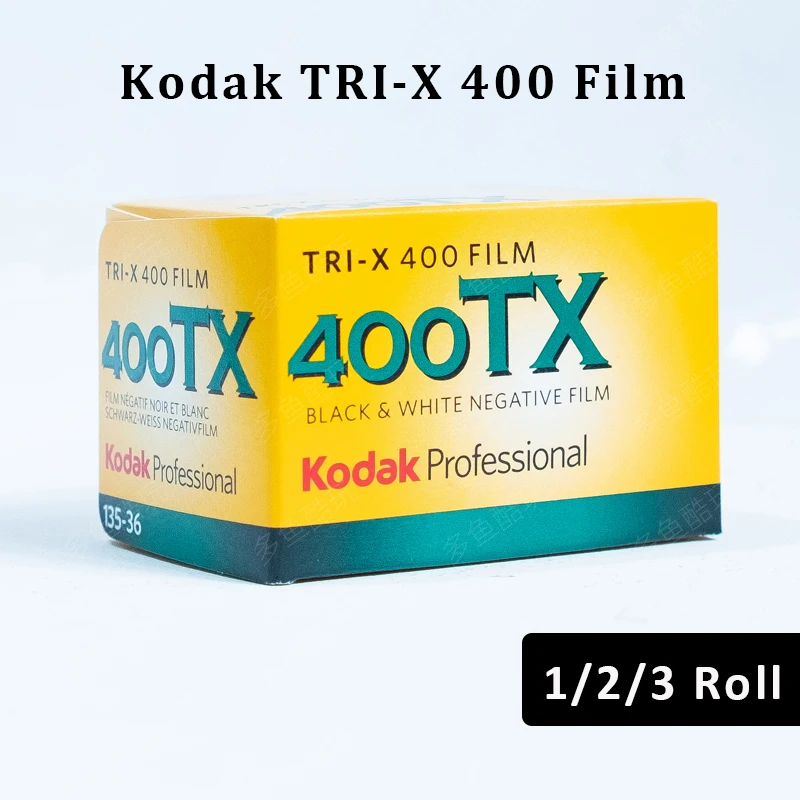 

1 рулон/2 рулона/3 рулона Kodak TRI-X 400TX профессиональная IOS 400 135 мм черно-белая отрицательная пленка