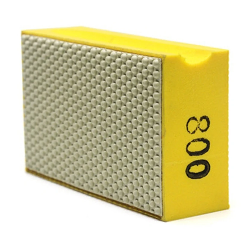 

Diamond Hand Polishing Pad for Stone Glass Ceramic Marble Granite (Grit-800),90x55mm