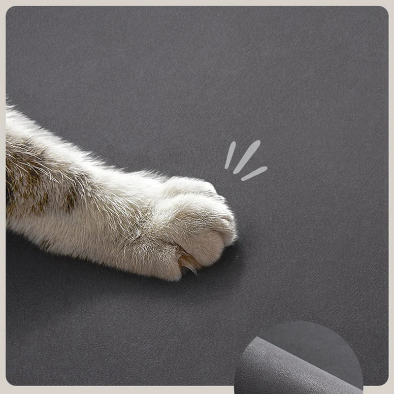 Цельный впитывающий коврик для ванной комнаты темно-серый собак миски еды и воды