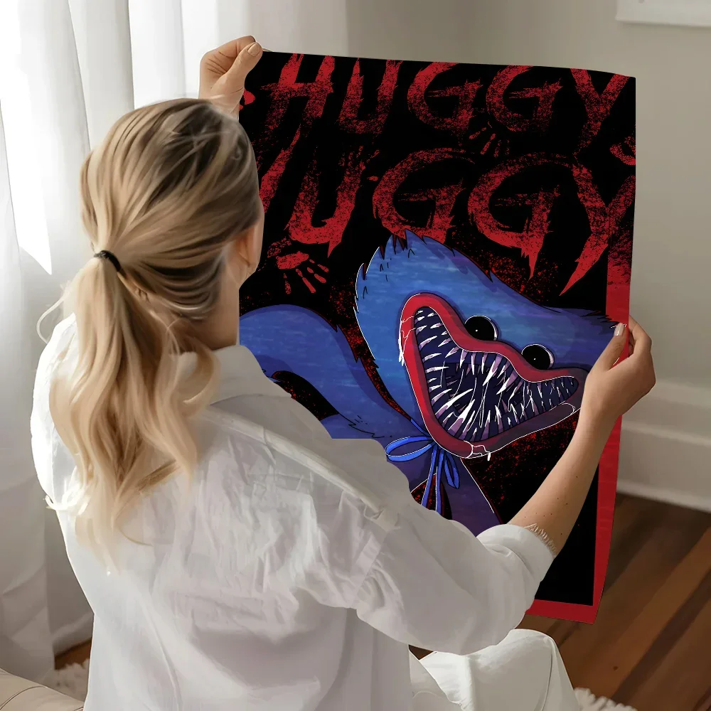 P-Poppys P-Playtime Huggy-Wuggy Фильм Ретро Ремесленная Бумага Настенный Постер Наклейка DIY