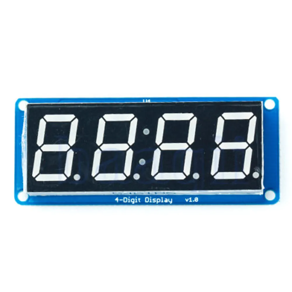 

0.56" 4 Digit TM1637 LED Display Module for Arduino DIY DC 3.3-5.25V Digital Indicator Tube Display