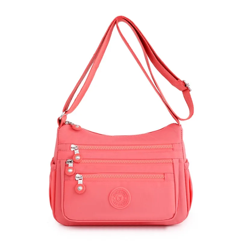 Fashion Women Shoulder Messenger Bag Waterproof Nylon Oxford Crossbody Bag Handbags Large Capacity Travel Bags Purse