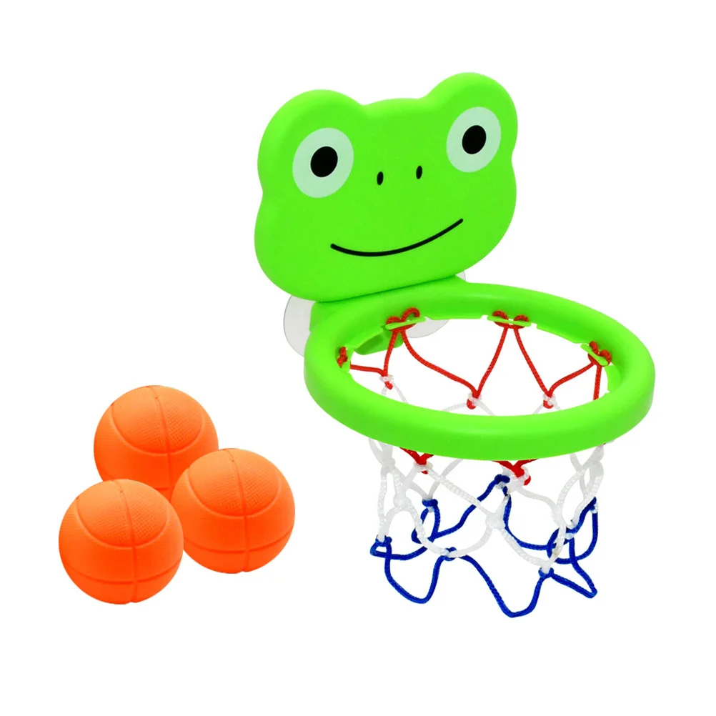 

Suction Cup Basketball Hoop Toy Hoops Kids Bath Shooting Children Bathroom Baby Plaything Suit