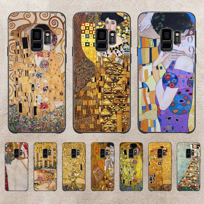 

YGustav Klimt Tree Life Kiss Phone Case For Samsung Galaxy Plus S9 S20Plus S20ULTRA S10lite S225G S10 Note20ultra Case