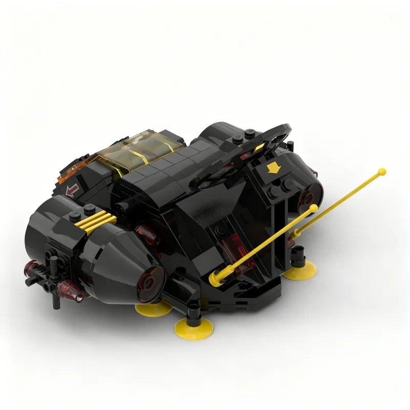 Набор строительных блоков MOC Blacktron I (193 детали) – модель космического корабля, архитектурная игрушка, развивающий конструктор, идеи для творчества, подарок на праздник (art.: 3920db7d09586) - 3920db7d09586