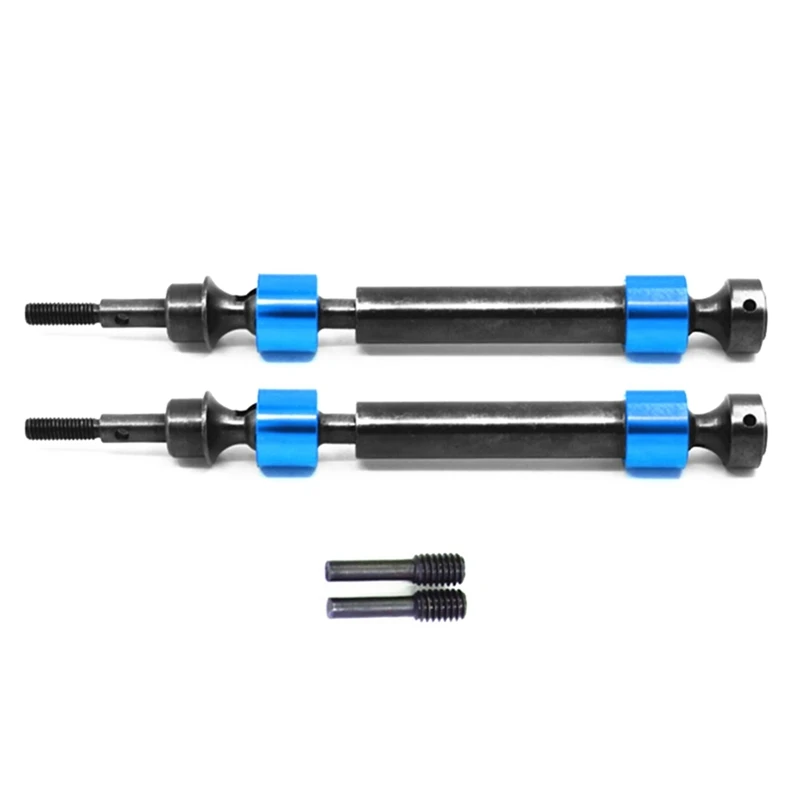 

2 шт., карданный вал из твердой стали для Traxxas 1/10 Maxx 4S 89076-4