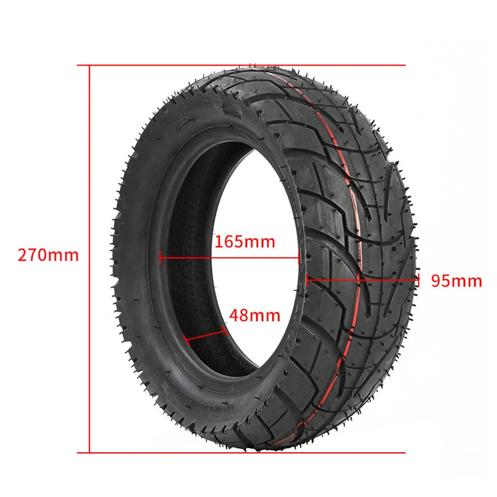 10-дюймовая прочная резиновая шина для электрических скутеров Zero 10x и Techlife X7