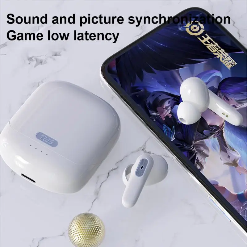 

Waterproof Intelligent Touch Sports Earbuds Headphone Dustproof Low Delay Wireless Headset Music Earphone