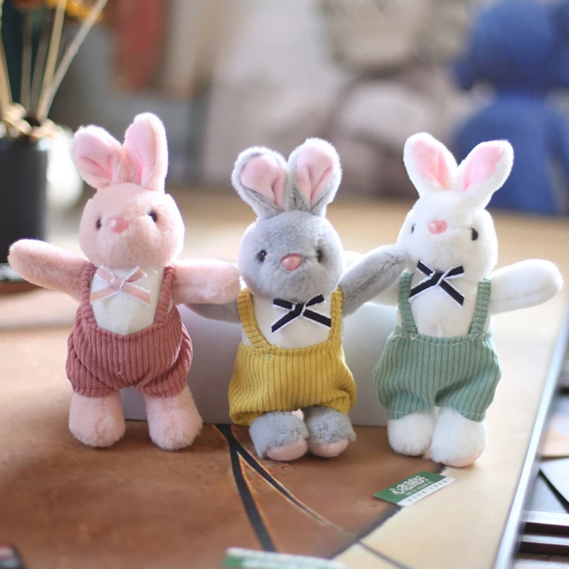 Cartoon Key Chain Pendant Cute Strap Bunny Plush Plush Stuffed Plush Toy Kawaii Anime Toys Children Christmas Birthday Gift