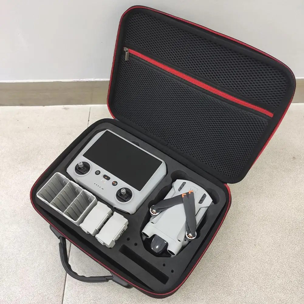 

Portable Drone Storage Bag Compatible For Mini 3 Pro Host Remote Control Handbag Shoulder Storage Box Strap Bag Drone Accessory