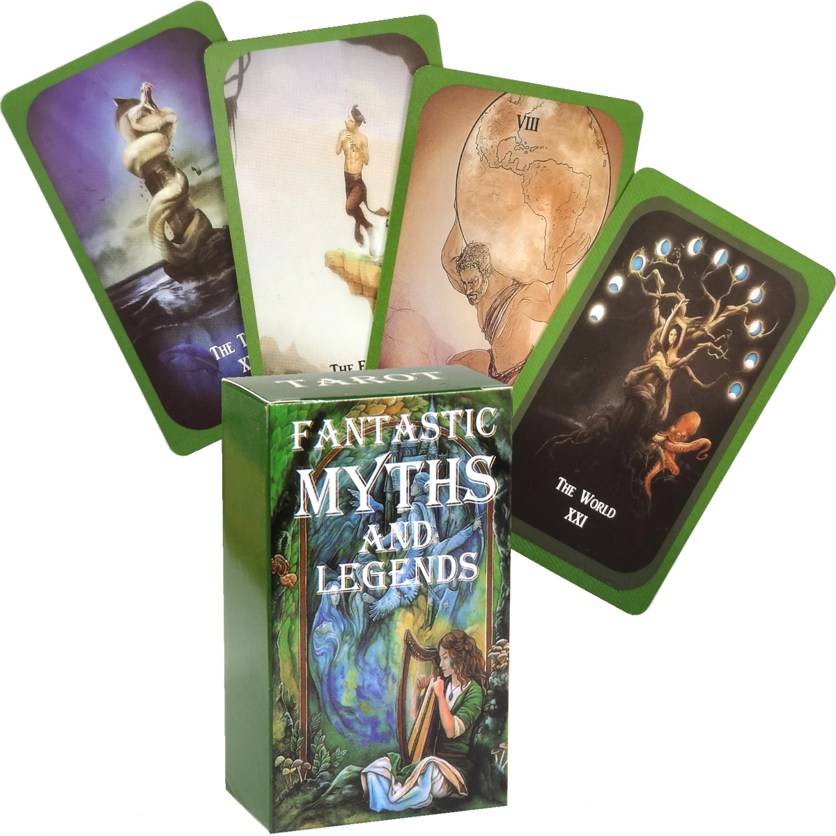 

New Tarot Deck The Fantastic Myths And Legends Tarot By JS Moore Card Game Board For Adult Family Oracle For Fate Divination