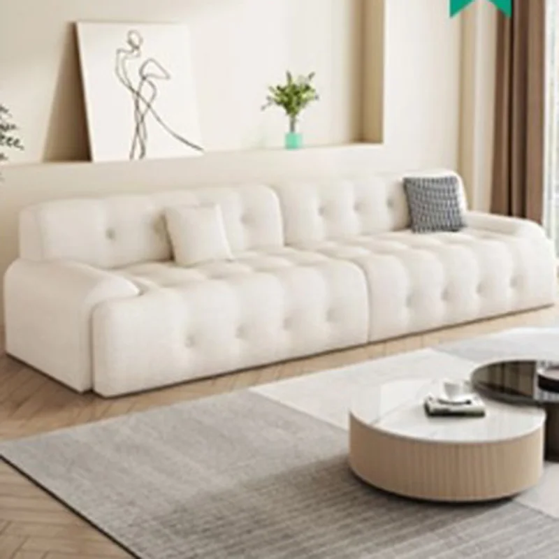 

Luxury Modern Living Room Sofas Elegant Minimalist Nordic Designer Relaxing Sofa Soft Puff Wohnzimmer Sofas Home Furniture