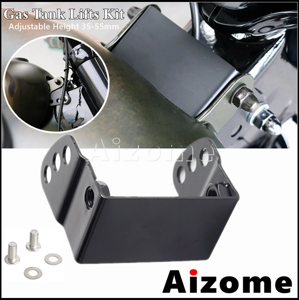 

Модифицированный мотоциклетный Регулируемый 35-55 мм кронштейн для подъема бака для Harley Softail стандарт FXST Street Bob FXBB FXBBS 2018-2023