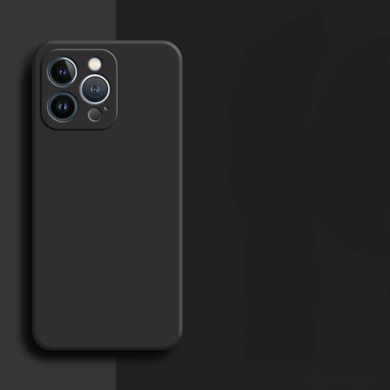 For iPhone 13 Pro Max Case iPhone 11 12 13 14 Pro Cover New Liquid Silicone Shockproof Bumper For iPhone XS 11 12 13 14 Pro Max