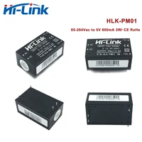 free shipping 18pcslot hi link ac dc 5v 0 6a 3w hlk pm01 mini switch mode power supply module 220v