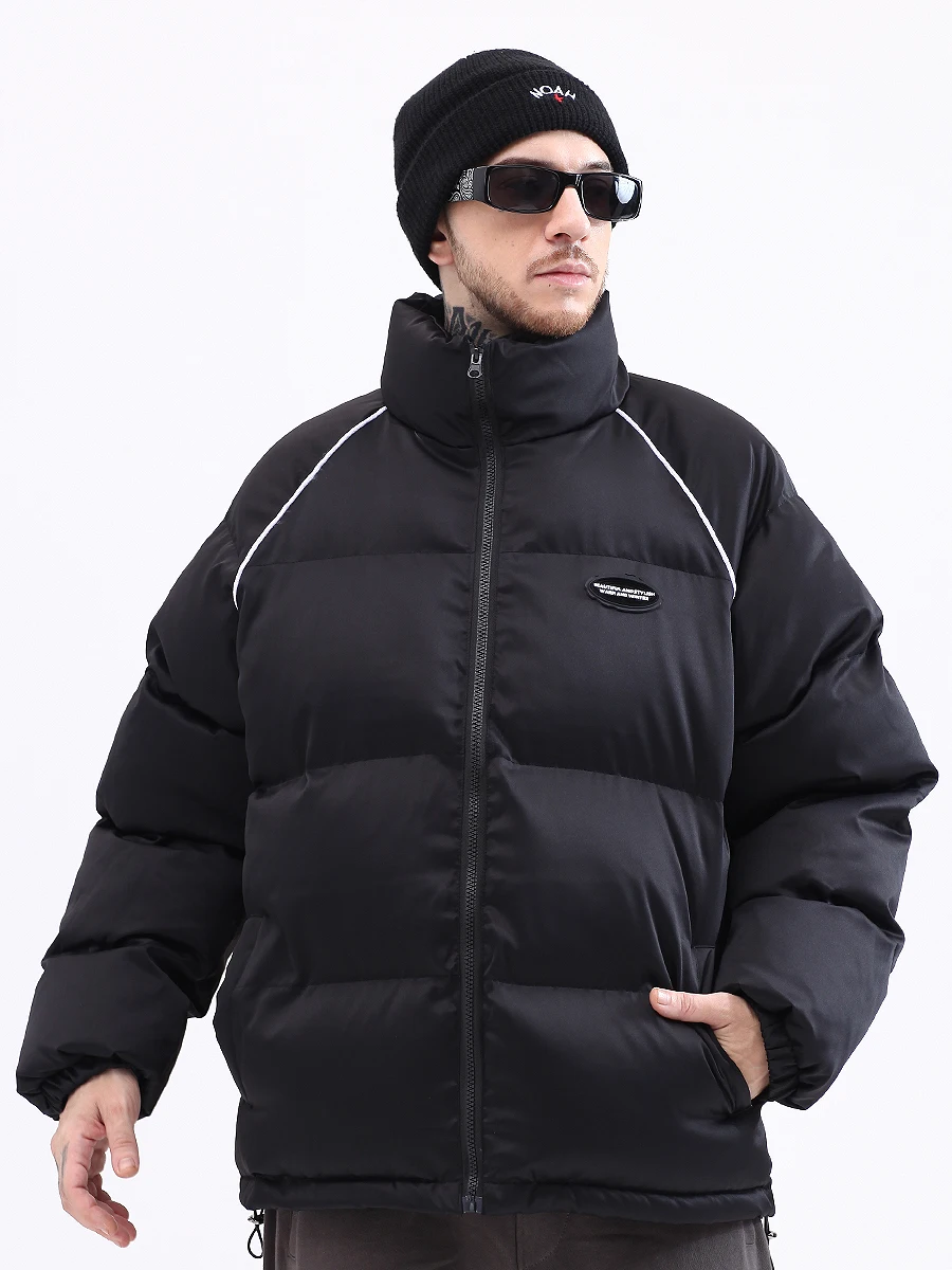 Vintage unisex puffer jacket 2022 Autumn And Winter street wear parkas winter snow jacket men harajuku coats men