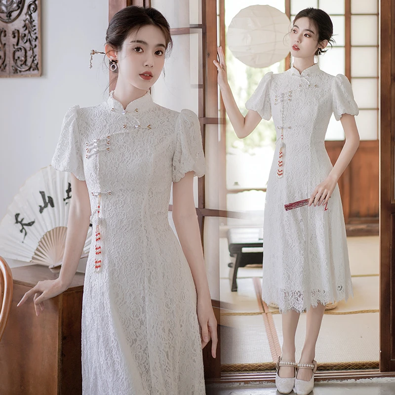 

Очаровательное вечернее платье в китайском стиле с дизайном Ципао и элегантным шармом для свадеб и вечеринок