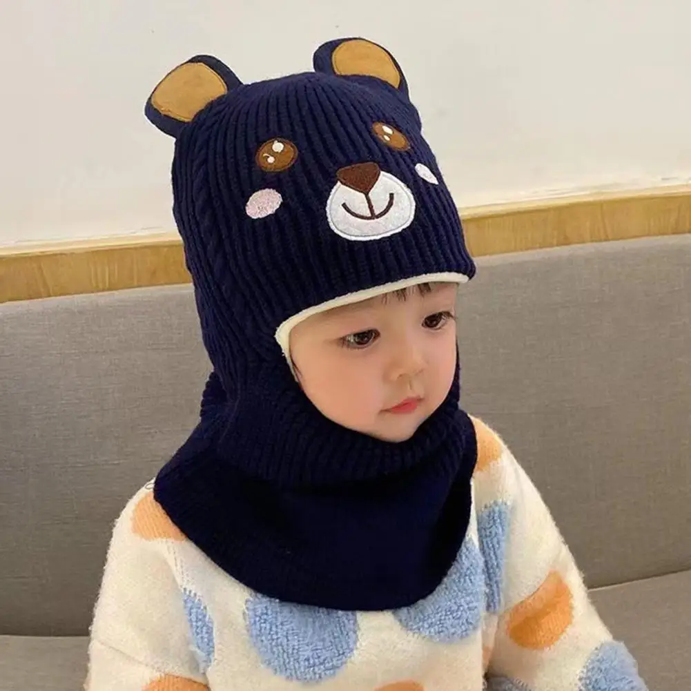 

Baby Winter Hat Stylish Baby Boys Girls Winter Neck Warmer Beanie Hat Comfortable Children Beanie Hat