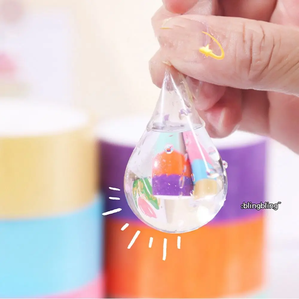 6 шт. светящиеся в темноте липкие шариковые ленты 10 м красочные клейкие игрушки