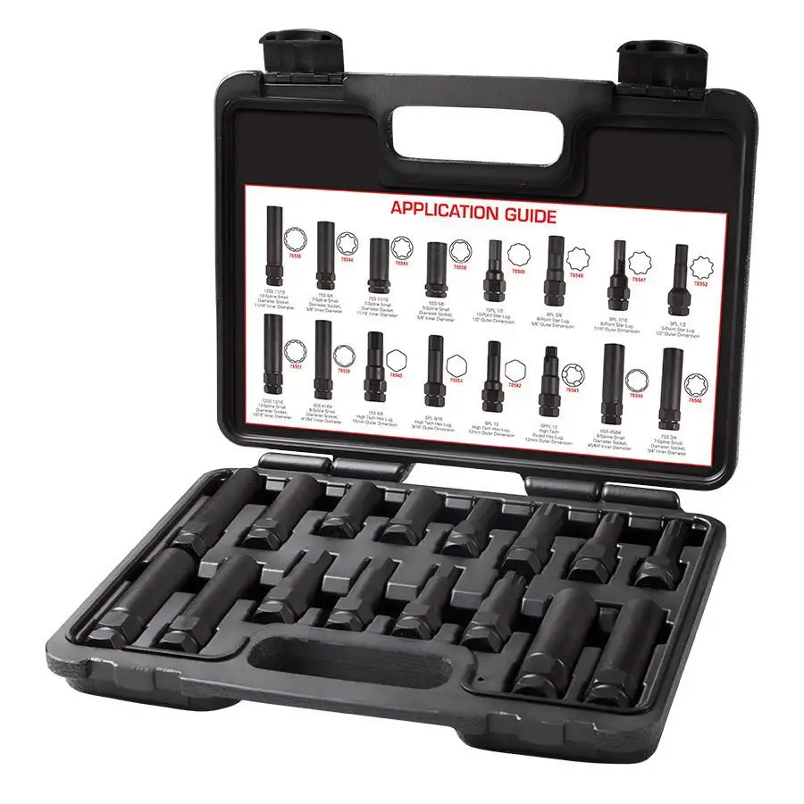 

STEELMAN PRO 78537 16 Piece Locking Lug Key Master Set