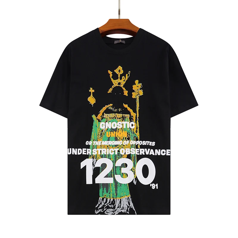 Футболка с принтом голубей и надписью RRR123 тяжелая футболка круглым вырезом для