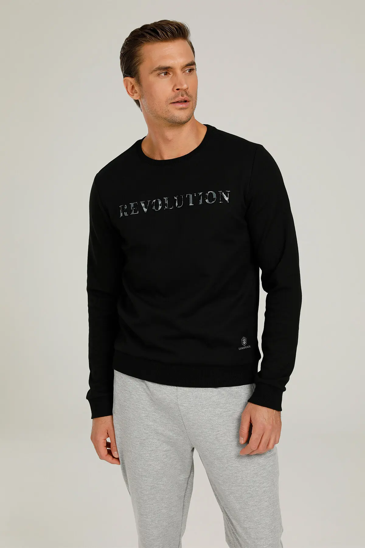 

THEO SWEAT 1PR Black Men 'S Sweatshirt