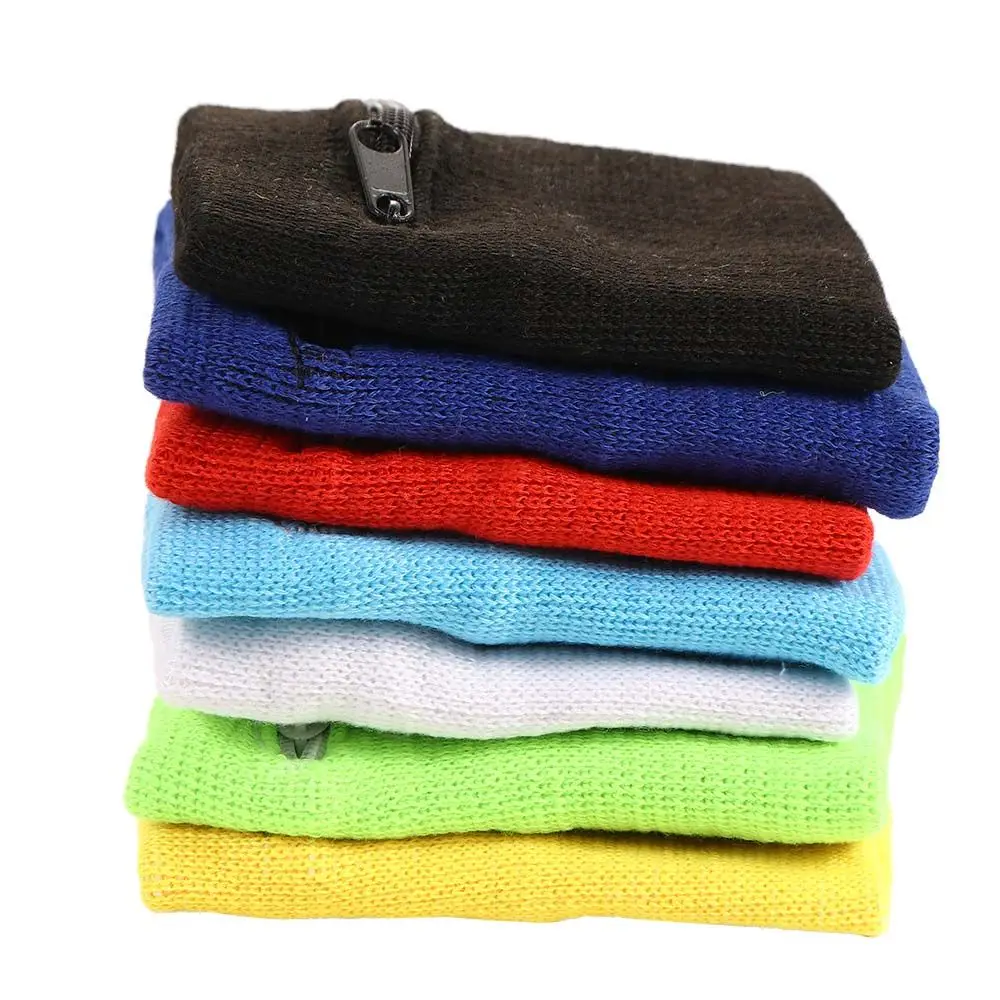 

Wrist Purse Bag with Zipper Running Travel Bike Safe Sports Bag for Running Gym Bike Wallet Storage Wrist Support 1 Pcs