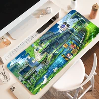 japanese landscape mouse pad green scenery large keyboard mousemat rugs gaming accessories carpets gamer anime desk mat playmats