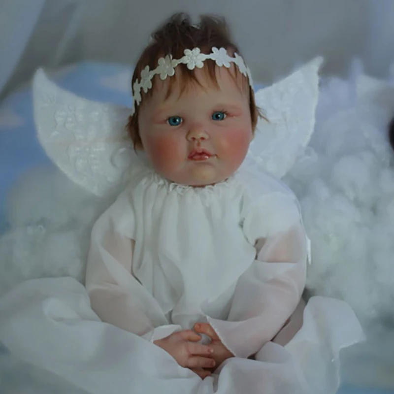 

10inch Mini Reborn Doll Kit Mina Triplet Unfinished Doll Parts with Body and Eyes Blank Kit Drop Shipping