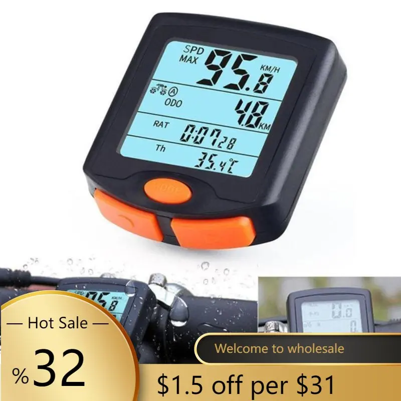 

YT-813 Bike Speed Meter Digital Bike Computer Multifunction Waterproof Sports Sensors Bicycle Computer Speedometer Wireless