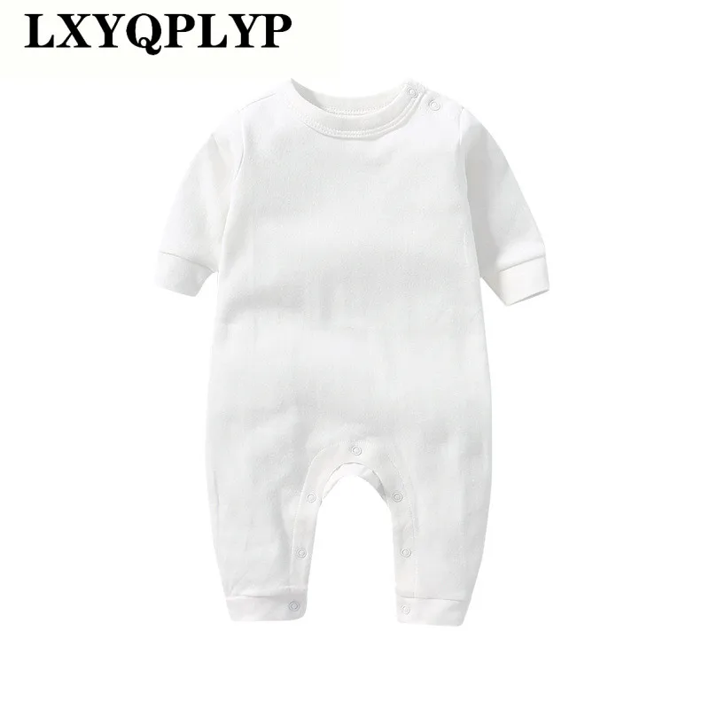 

Детский хлопковый комбинезон на пуговицах, с длинным рукавом