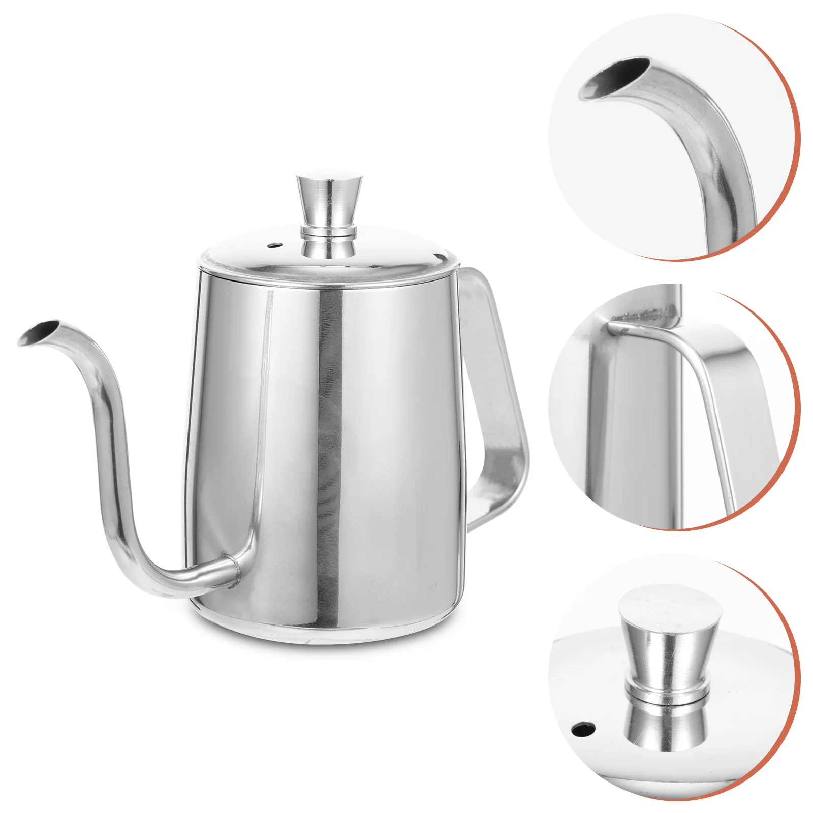 

Kettle Coffee Tea Whistling Stainless Steel Water Pot Stovetop Teapot Pour Pots Drip Maker Pitchers Over Gooseneck Drinking