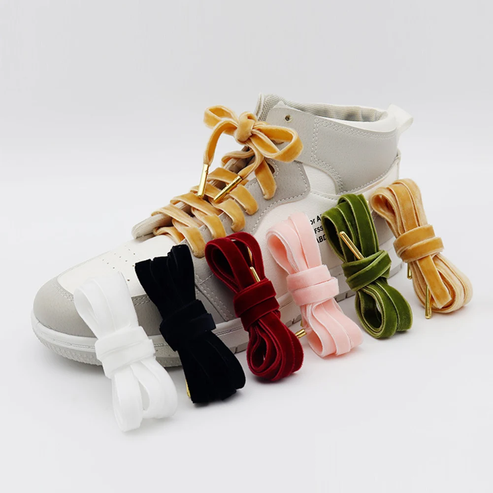 

New Suede Shoelaces Ribbon Flat Shoe laces Women Lace Sneakers Shoelace Boots laces for shoes Length 100CM 120CM 140CM 1Pair