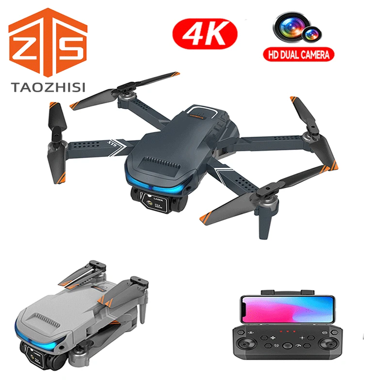

2023 New XT9 Mini Drone 4K Double Camera HD WIFI FPV Obstacle Avoidance Drone Optical Flow Four-axis Aircraft RC Helicopter Toys