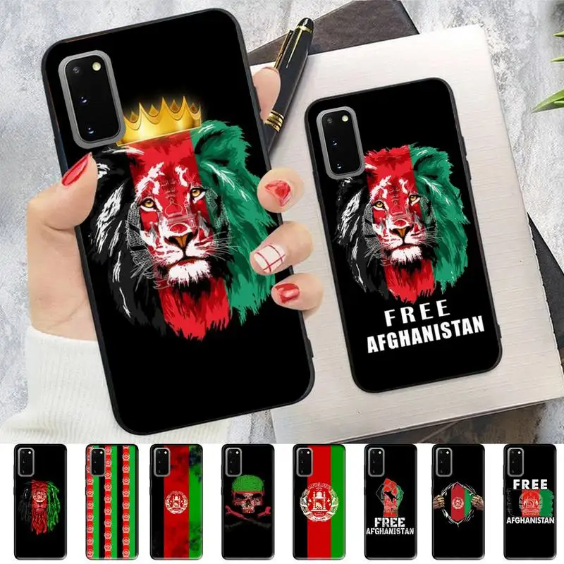 

Afghan Afghanistan Flag Phone Case for Samsung S10 21 20 9 8 plus lite S20 UlTRA 7edge