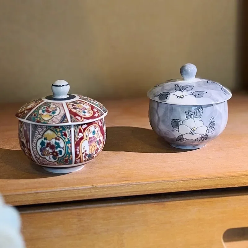 AhunderJiaz винтажная керамическая миска для десерта с крышкой французский дизайн