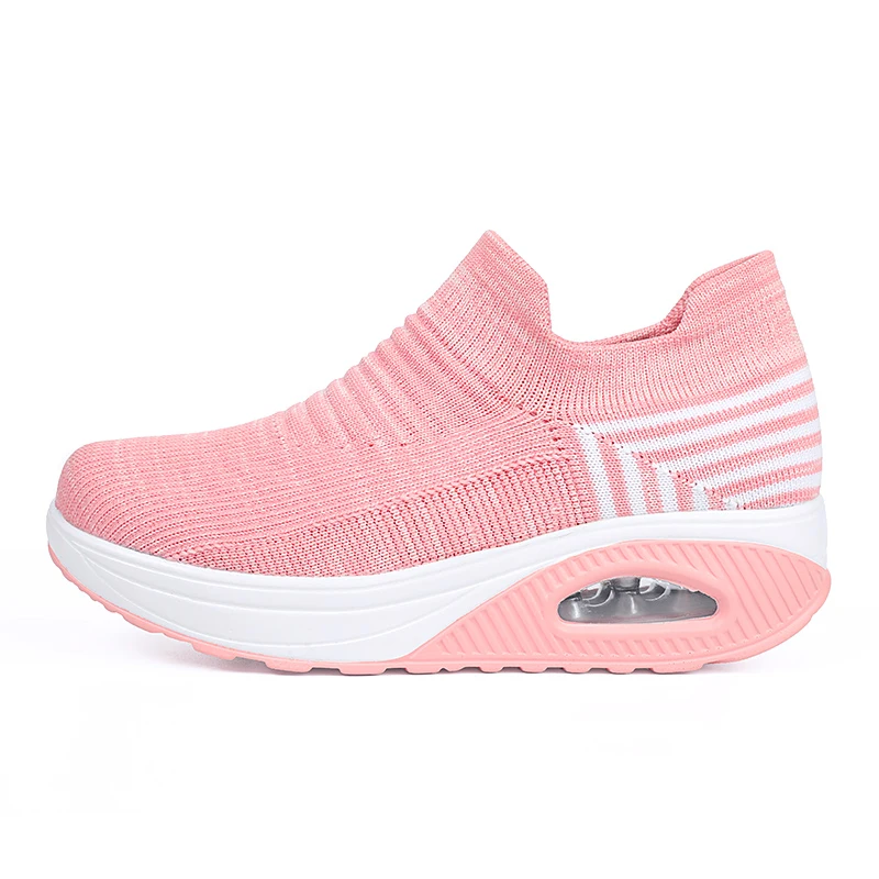 Women Sneakers Casual Elevator Shoes 4cm Heels Breathable Heightening Shoes Mujer Increase  Sports Casual Height Zapato