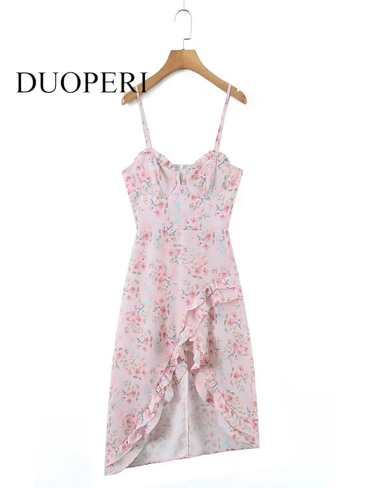 

Платье-мини женское асимметричное на тонких бретельках с V-образным вырезом