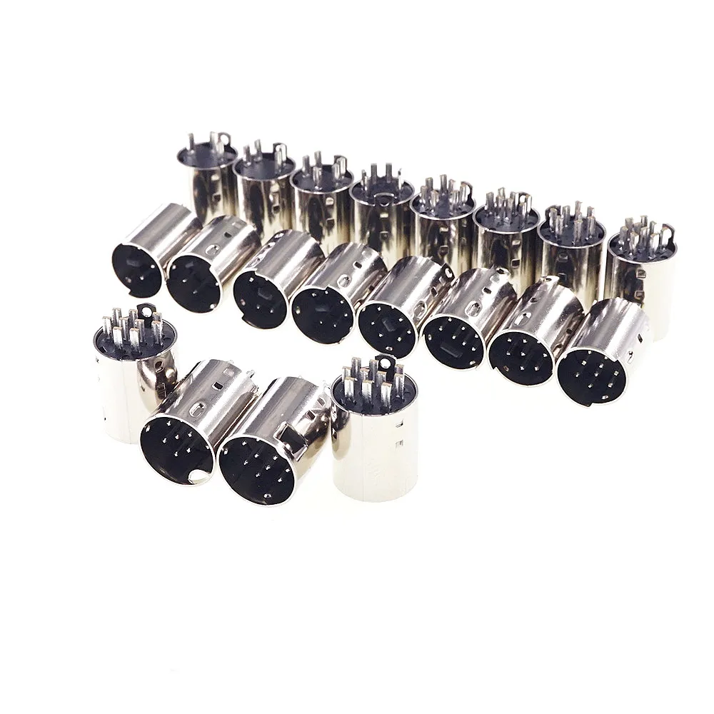 

Штекерный Разъем 10, 30, 50, 200, 500 шт., Din 3, 4, 5, 6, 7, 8, 9, 10-контактный провод для припоя, впрыскивание, 1 А, 110 В, 2 А, 12 В, Mini Circular DIN