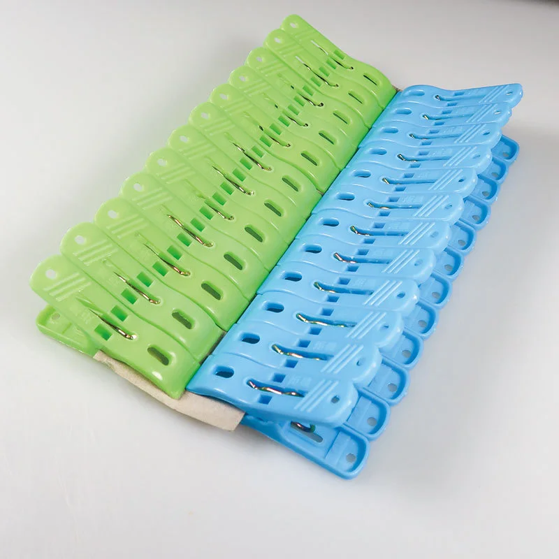 24 шт. пластиковые прищепки для белья с защитой от ветра |