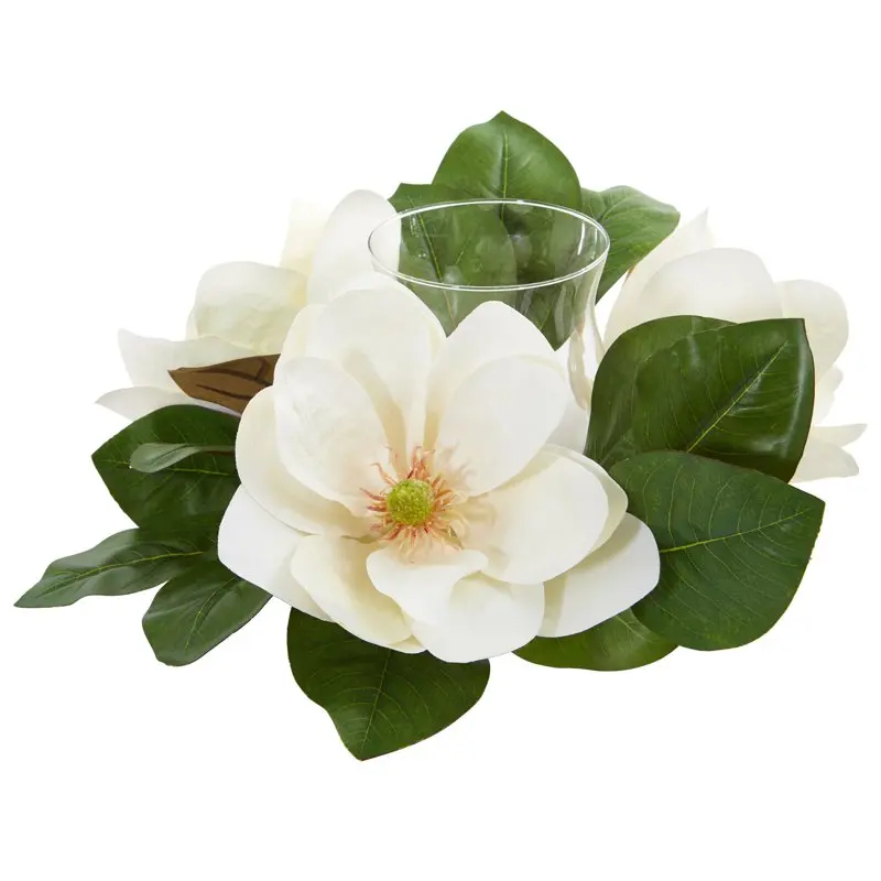 

13-In. Magnolia Artificial Candelabrum Arrangement