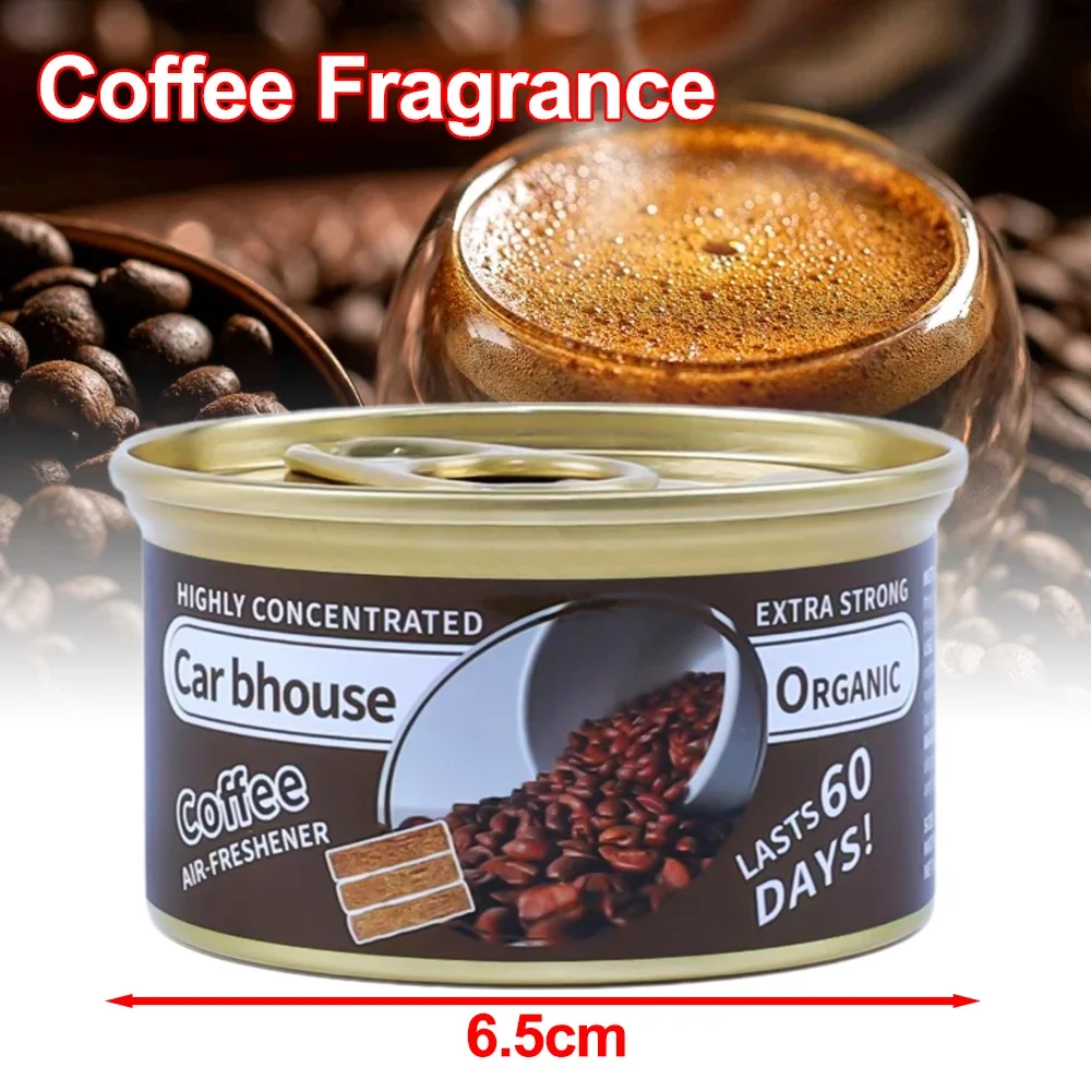 

Консервированные автомобильные освежители воздуха для ароматерапии, консервированные деревянные блоки, кофейный вкус, долговечные автомобильные ароматерапевтические автомобильные дезодоранты, принадлежности