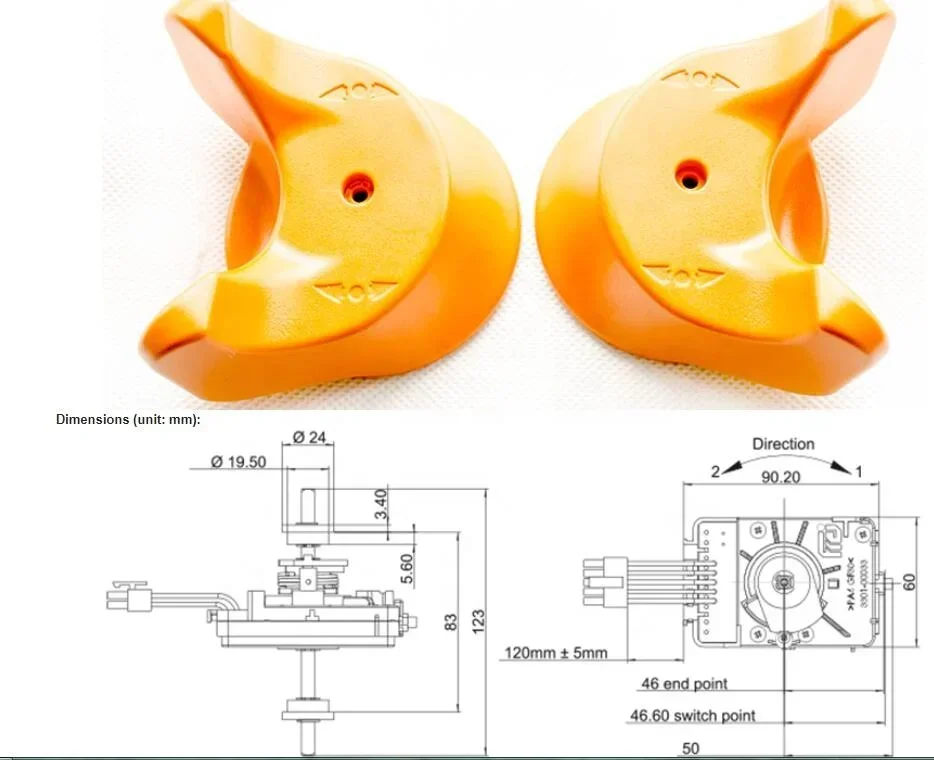 Универсальный тяговый переключатель FREI модель 3203-30630-A0 24/36/48 В постоянного тока