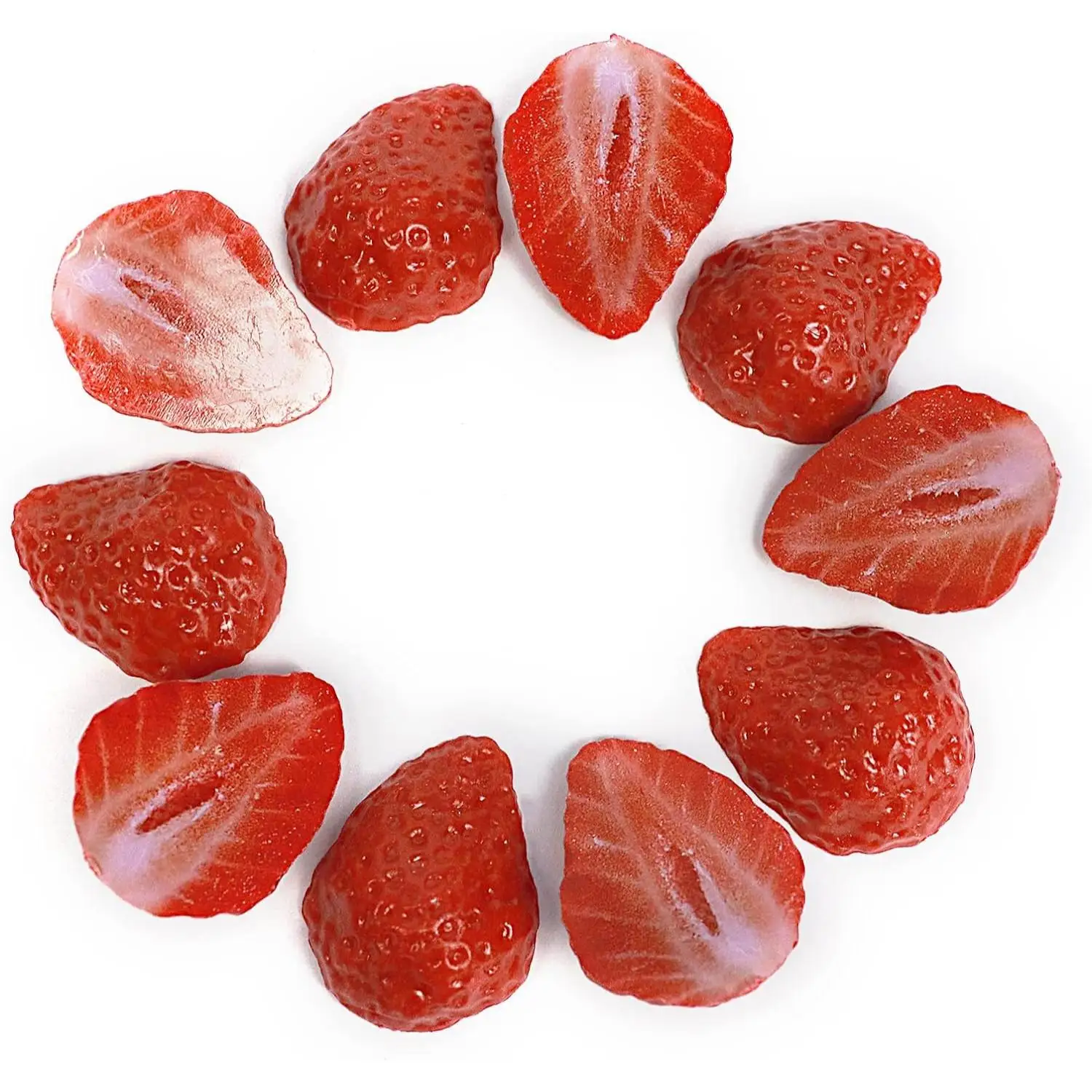 

Искусственные клубничные лепестки (10 шт)